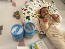拉比夾棉新生兒連體衣25秋冬新款保暖寶寶爬服嬰兒衣服0-25月 偏開(kāi)連體衣 90cm 曬單實(shí)拍圖
