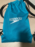 速比濤（Speedo）雙肩束口沙灘包游泳收納包時尚印花大容量束口袋輕盈便攜游泳裝備 北歐綠/黑色【15升大容量】 曬單實拍圖