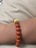 保真正品云南保山南紅瑪瑙手串女款滿(mǎn)色柿子紅老型珠手鏈單圈禮物 收藏級南紅老型蜜蠟款10mm 曬單實(shí)拍圖