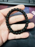 觀(guān)玉 印尼椰蒂單圈手串佛珠手串鏈黑金原色椰蒂老型桶珠蘋(píng)果圓手串 隕石坑椰蒂手串8*7mm【禮盒款】 曬單實(shí)拍圖