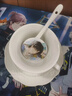 歐品緣純白陶瓷浮雕咖啡杯ins高顏值馬克杯歐式下午茶餐具一整套儀式感 咖啡杯子 單杯 曬單實(shí)拍圖