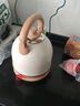 燒水壺熱水壺電熱水壺電水壺煮水壺恒溫便攜家用新款大容量304不銹鋼分體 5L 201不銹鋼-米色 曬單實(shí)拍圖