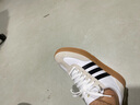 adidas「T頭鞋」GRADAS休閑網(wǎng)球文化板鞋男女阿迪達斯官方輕運動 白色/卡其色/黑色 42.5 曬單實拍圖
