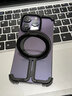 Eary【異形骨架殼】適用蘋果iPhone14promax手機(jī)殼金屬無邊框散熱plus半包鏤空磁吸支架殼四角防摔派凡 黑色【無邊框骨架/氣囊防撞/Magsafe支架】 iPhone 14 Pro 曬單實拍圖
