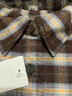 優(yōu)衣庫女裝法蘭絨襯衫/格紋長(cháng)袖襯衣25秋冬新款481172 37 栗色 L /160/88A 曬單實(shí)拍圖