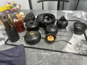 石茗堂紫砂輕奢高檔茶具套裝泡茶壺蓋碗茶杯陶瓷器家用客廳整套功夫茶具 黑紫砂18頭【西施+茶寵】 曬單實(shí)拍圖