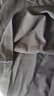 卡賓（CABBEEN）【純棉/拼接】刺繡長(cháng)袖T恤男2024秋新款潮牌明線(xiàn)黑色寬松圓領(lǐng) 煤黑色01 XL /180/52 曬單實(shí)拍圖
