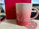 九土陶瓷馬卡龍色杯子創(chuàng  )意個(gè)性早餐杯馬克杯辦公室喝水杯咖啡杯牛奶杯 石榴紅 曬單實(shí)拍圖