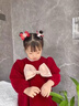 oein新年頭飾兒童會(huì )動(dòng)的蝴蝶發(fā)夾小女孩發(fā)卡女童古風(fēng)漢服喜慶過(guò)年發(fā)飾 【金邊蝶發(fā)夾2件套】無(wú)流蘇款 曬單實(shí)拍圖