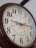 北极星（POLARIS）挂钟 古典欧式座钟表复古客厅装饰台钟创意12英寸卧室床头时钟70090-2木纹色 实拍图