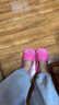 孕婦踩屎感拖鞋女夏季新款室內家居舒適厚底浴室洗澡防滑涼拖鞋男 玫紅色 38-39 (275mm) 曬單實(shí)拍圖