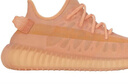 阿迪達(dá)斯yeezy350全透火山橙椰子夏日透氣男女休閑鞋GW2870  45 曬單實(shí)拍圖