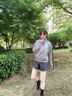 lagogo運(yùn)動(dòng)休閑通勤短外套女拉谷谷春秋新款時(shí)髦設(shè)計(jì)感抽繩上衣 灰色(R2) M 曬單實(shí)拍圖