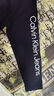 CALVIN KLEIN JEANS重磅純棉CK長(cháng)袖T恤男女新款字母印花上衣寬松百搭學(xué)生打底長(cháng)袖T恤 黑色ck長(cháng)袖 S 曬單實(shí)拍圖