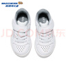 Skechers斯凱奇兒童寶寶春秋休閑鞋男幼童時(shí)尚潮流板鞋輕便小白鞋405638N 白色/WHT 26 曬單實(shí)拍圖