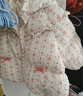 巴拉巴拉嬰兒花版羽絨服女童冬季短款外套保暖甜美時(shí)尚萌208424107010 曬單實(shí)拍圖