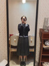 優(yōu)衣庫女裝寬褶中裙/半身裙裙子25秋冬新款479916 08 深灰色 L /160/72A 曬單實(shí)拍圖