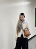 viney斜挎包包女包牛皮水桶包單肩包通勤生日禮物送女友老婆 【焦糖】高級感實(shí)用品牌輕奢手提包 曬單實(shí)拍圖