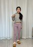 伊服酷姿冬季新款兒童保暖褲校服神器內搭中大童加厚女孩打底褲秋女童棉褲 紫色【親膚舒適  巨厚加絨】 2XL 【建議身高 155-160cm】 曬單實(shí)拍圖
