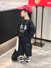G.DUCKKIDS小黃鴨寶寶棉褲男女童冬裝兒童夾棉三層加厚保暖褲子嬰兒幼童長褲 藏青色 100 尺碼2~3歲【 90-100cm】 曬單實拍圖