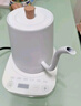 Bincoo溫控手沖壺智能電熱手沖咖啡壺恒溫細口長(cháng)嘴燒水壺家用咖啡器具 智能溫控手沖壺-A款白色 800ml 曬單實(shí)拍圖