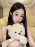 MOONCHILD小熊玩偶公仔毛絨玩具女孩可愛(ài)陪睡安撫布送閨蜜送女朋友生日禮物 小熊 60cm 曬單實(shí)拍圖