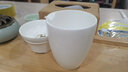 墨凜羊脂玉白瓷功夫茶具配件公道杯茶濾網(wǎng)一體陶瓷分茶器茶海濾組 羊脂玉公道杯-純白+純白全瓷過(guò)濾 曬單實(shí)拍圖