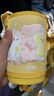 膳魔師（THERMOS）兒童保溫杯開(kāi)學(xué)必備吸管杯直飲水杯小學(xué)生水壺貓狗系列3歲550ml黃 曬單實(shí)拍圖