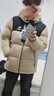 駱駝（CAMEL）【小太陽(yáng)】戶外羽絨服秋冬新款男女加厚保暖羽絨服面包服防潑水 椰殼色/幻影黑，A13CAPN110 L 曬單實(shí)拍圖