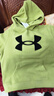 安德瑪（Under Armour）男大童連帽寬松加絨衛衣運動(dòng)男童衛衣244303166 綠色 160cm  曬單實(shí)拍圖