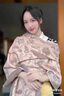 鄂爾多市產(chǎn)羊絨披肩女外搭保暖空調(diào)房辦公室午睡毯子高端圍巾 青鳥(niǎo) 曬單實(shí)拍圖