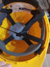 霍尼韦尔（Honeywell）安全帽 H99 ABS 工地防砸抗冲击 有透气孔 黄色1顶厂家发货可定制印字 实拍图