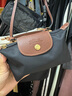 瓏驤（LONGCHAMP）瓏驤包女包LePliage Original迷你mini手提包餃子包   曬單實(shí)拍圖