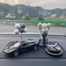 齊選汽車擺件中控臺男士高檔創(chuàng)意太陽能車載香薰合金車模車內(nèi)裝飾用品 法拉利+防滑墊+氣球+香薰+拷斯 曬單實拍圖