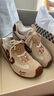 他她盧昱曉同款黃油小熊聯(lián)名德訓鞋休閑鞋 米杏/米白/棕 38 曬單實(shí)拍圖