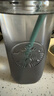 星巴克（Starbucks）墨水系列三角底造型玻璃吸管杯473ml水杯子學(xué)生生日禮物畢業(yè)禮物 曬單實(shí)拍圖