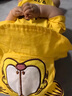 G.DUCKKIDS小黃鴨嬰兒衣服夏季薄款包屁衣新生兒連體衣男女寶寶百天滿月哈衣 黃色+帽子+襪子 73cm 建議3-6個(gè)月12-16斤 曬單實(shí)拍圖