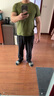 MECBEAR肌肉健身夏季潮牌運(yùn)動(dòng)休閑短袖T恤 男士跑步訓(xùn)練彈力圓領(lǐng)緊身衣 軍綠（光板） 3XL 【建議180-200斤】 曬單實(shí)拍圖