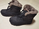 全洲狼雪地靴男冬季東北大棉鞋抗寒加絨加厚保暖鞋輕便大碼防滑靴子 黑色-大棉 40 (250mm) 曬單實(shí)拍圖