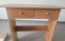心有良家電腦桌書(shū)桌帶抽屜小桌子學(xué)習寫(xiě)字桌化妝桌A093  80田園橡木色 曬單實(shí)拍圖