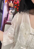 三彩大碼女裝2025秋款新中式刺繡三件套開衫吊帶半身裙胖MM 米白色 M 160/88B 曬單實(shí)拍圖