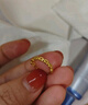 菜百首飾黃金鏈條耳飾 女足金年輕款百搭耳圈時(shí)尚 耳環(huán) 計價(jià) HJ 黃金耳飾 約3.05g 曬單實(shí)拍圖