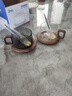 Bincoo日式咖啡杯碟套裝高檔下午茶禮盒裝帶勺高顏值咖啡玻璃杯子 透明色【杯+碟+勺】 250ml 曬單實拍圖
