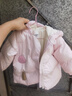 巴拉巴拉童裝寶寶羽絨服冬季嬰兒外套兒童上衣造型甜美萌男童女童 紅色調(diào)00366 80 -充絨量58g 曬單實拍圖