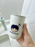 不銹鋼漱口杯情侶洗漱杯套裝家用簡約學生洗漱杯可愛創(chuàng)意牛奶杯 問號男孩漱口杯 曬單實拍圖
