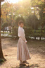 韓璐嬌（hanlujiao）馬面裙全套新中式連衣裙女裝新款國風(fēng)改良旗袍小個子漢服日常通勤 上衣+馬面裙 M 曬單實拍圖