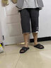 真維斯七分短褲男冰絲薄款2025夏季新款褲子男直筒寬松速干運(yùn)動(dòng)沙灘中褲 2219灰色 XL 曬單實(shí)拍圖