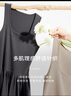 伊芙麗（eifini）蔣欣代言氣質(zhì)U領(lǐng)高級感顯瘦針織連衣裙春裝新款收腰通勤裙子 灰色 S 80-105斤 曬單實(shí)拍圖