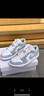 耐克NIKE男女休閑鞋喬丹AJ1小迪奧 JORDAN 1運動(dòng)鞋DC0774-105白灰40 曬單實(shí)拍圖