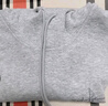 名創(chuàng  )優(yōu)品（MINISO）連帽衛衣男重磅寬松春秋季休閑高級感青少年潮流外套 麻灰 XL 曬單實(shí)拍圖